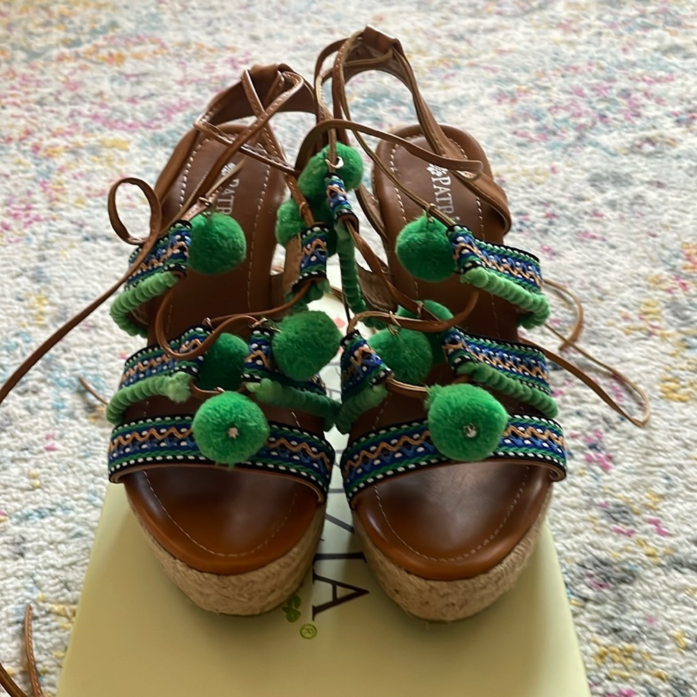 Pom Pom wedges 7